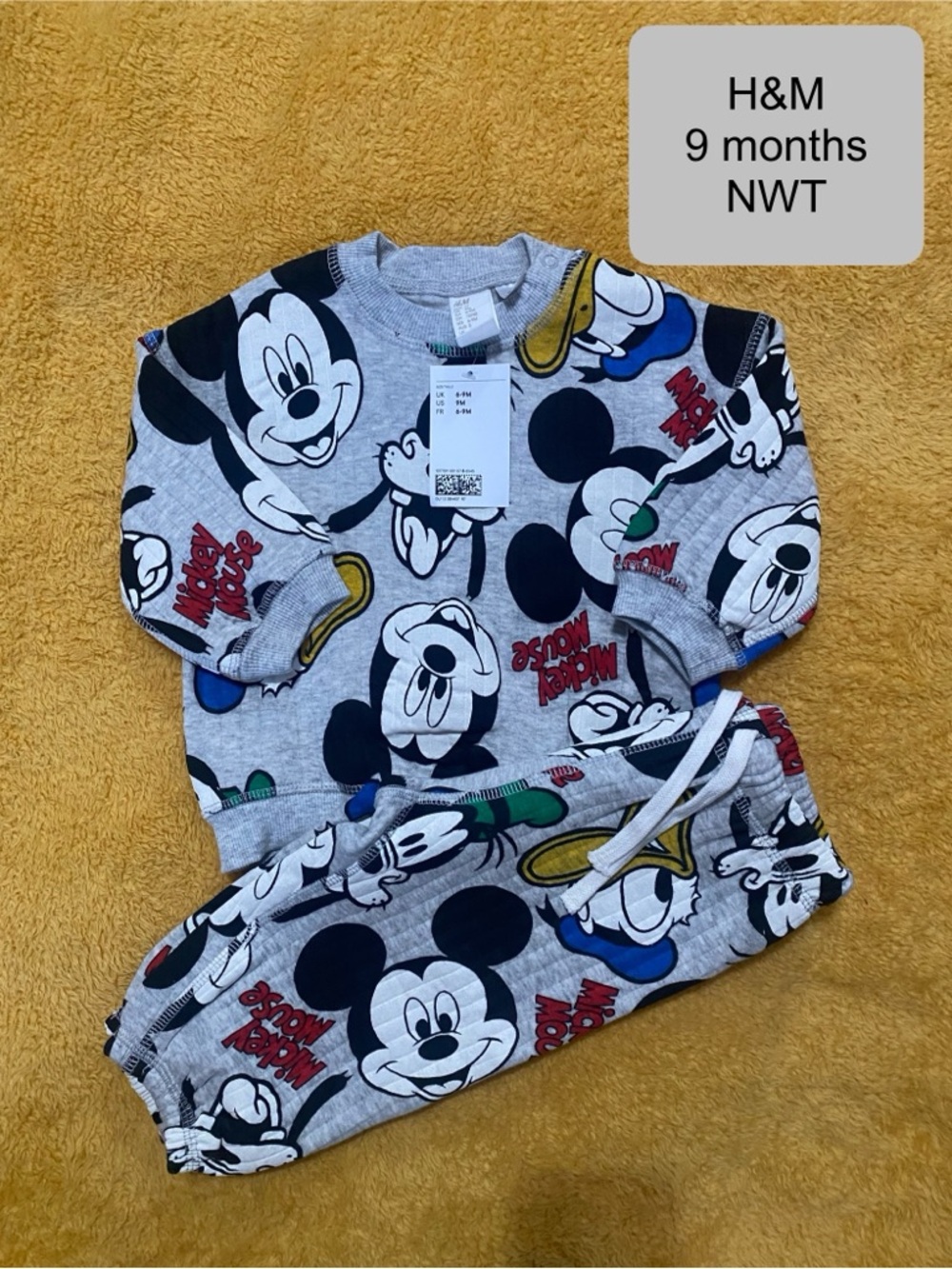 H&M x Disney Outfit NWT - 9 months